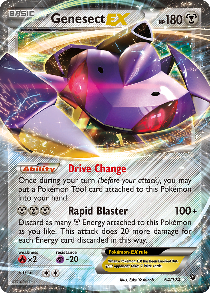 Genesect EX (64/124) [XY: Fates Collide] | Amazing Games TCG