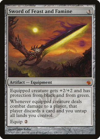 Sword of Feast and Famine [Mirrodin Besieged] | Amazing Games TCG