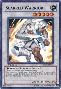 Scarred Warrior [2012 Premium Collection Tin] [PRC1-EN013] | Amazing Games TCG