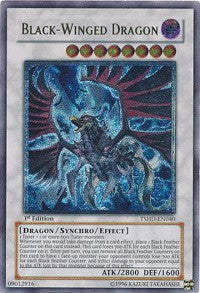 Black-Winged Dragon (UTR) [The Shining Darkness] [TSHD-EN040] | Amazing Games TCG