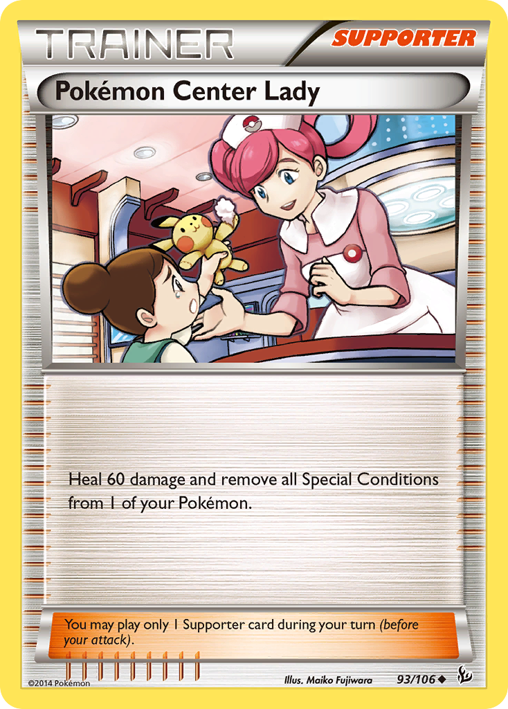 Pokemon Center Lady (93/106) [XY: Flashfire] | Amazing Games TCG