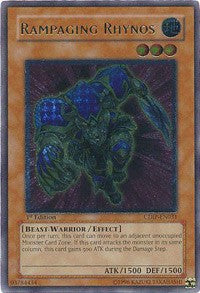 Rampaging Rhynos (UTR) [Cyberdark Impact] [CDIP-EN031] | Amazing Games TCG