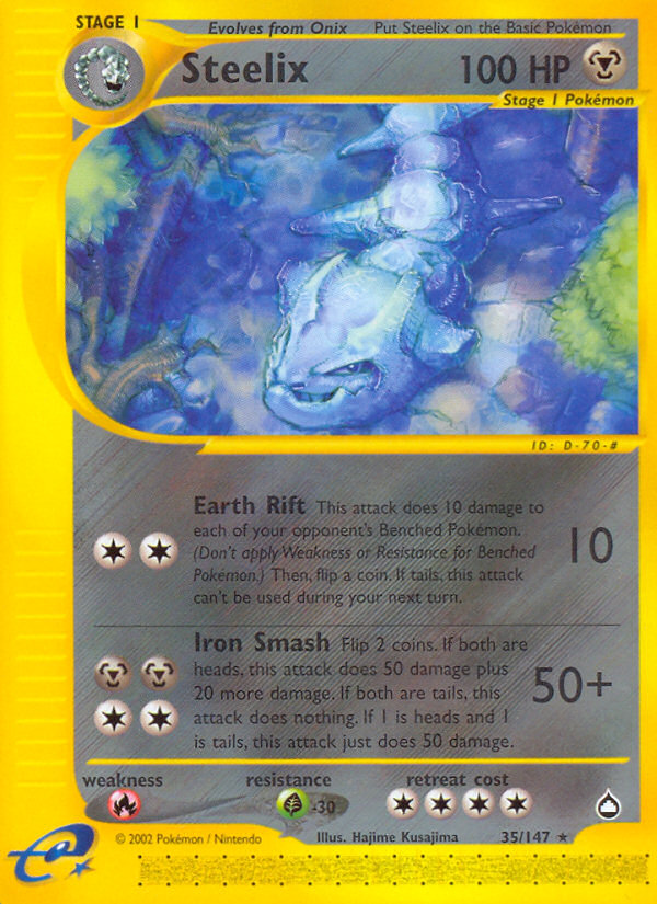 Steelix (35/147) [Aquapolis] | Amazing Games TCG