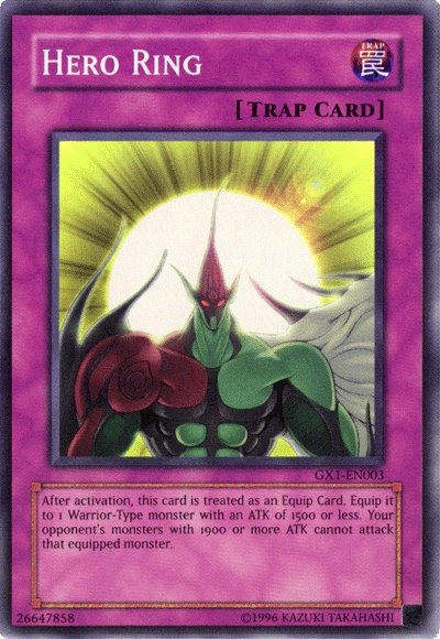 Hero Ring [GX1-EN003] Super Rare | Amazing Games TCG