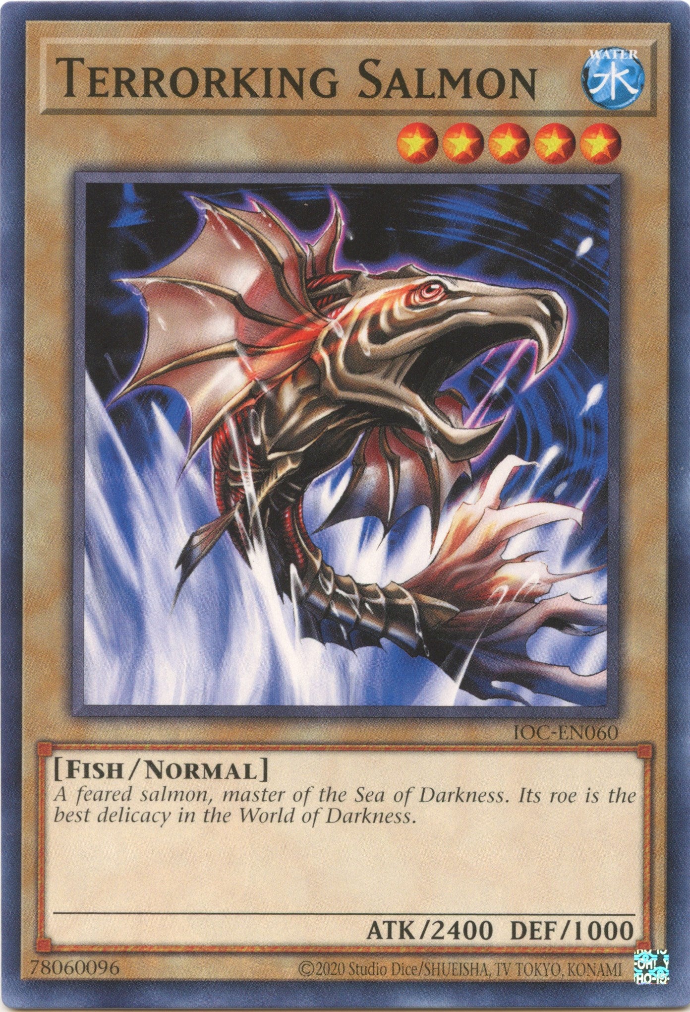 Terrorking Salmon (25th Anniversary) [IOC-EN060] Common | Amazing Games TCG