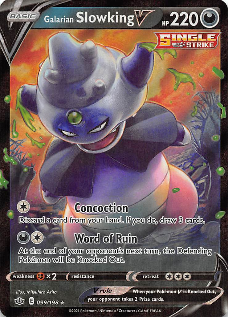 Galarian Slowking V (099/198) [Sword & Shield: Chilling Reign] | Amazing Games TCG