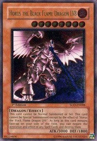 Horus the Black Flame Dragon LV8 (UTR) [Soul of the Duelist] [SOD-EN008] | Amazing Games TCG