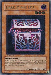 Dark Mimic LV3 (UTR) [Soul of the Duelist] [SOD-EN010] | Amazing Games TCG