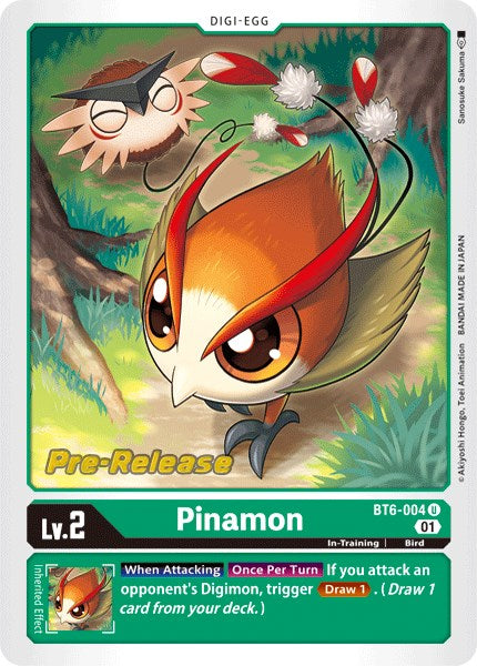 Pinamon [BT6-004] [Double Diamond Pre-Release Cards] | Amazing Games TCG