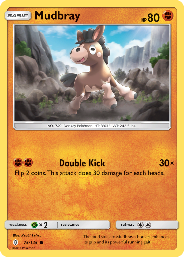 Mudbray (75/145) [Sun & Moon: Guardians Rising] | Amazing Games TCG