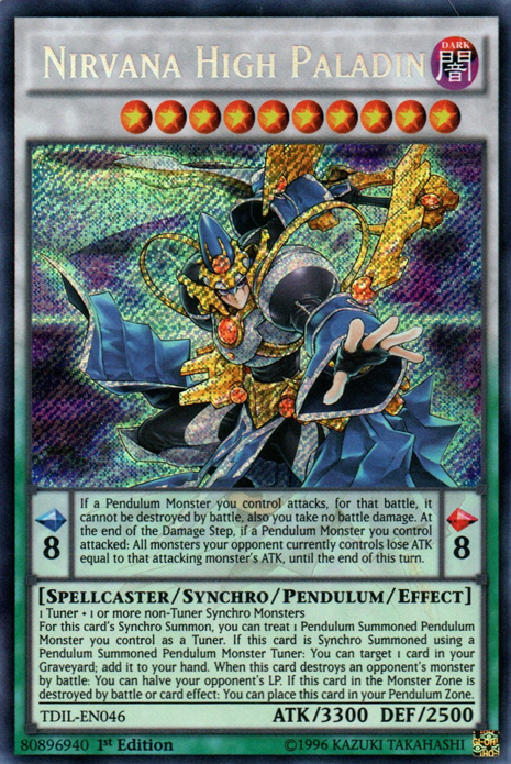 Nirvana High Paladin [TDIL-EN046] Secret Rare | Amazing Games TCG