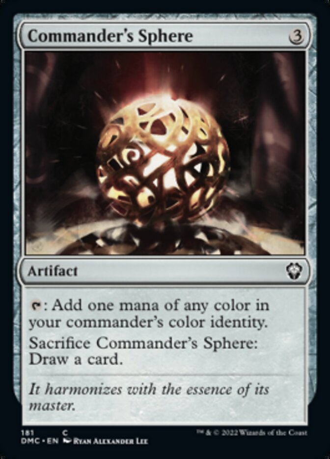 Commander's Sphere [Dominaria United Commander] | Amazing Games TCG