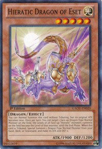 Hieratic Dragon of Eset [Galactic Overlord] [GAOV-EN020] | Amazing Games TCG