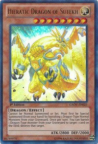 Hieratic Dragon of Sutekh [Galactic Overlord] [GAOV-EN025] | Amazing Games TCG