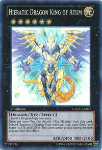 Hieratic Dragon King of Atum [Galactic Overlord] [GAOV-EN047] | Amazing Games TCG