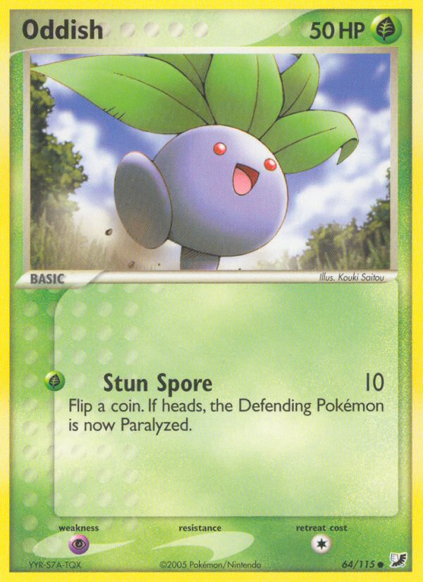 Oddish (64/115) [EX: Unseen Forces] | Amazing Games TCG