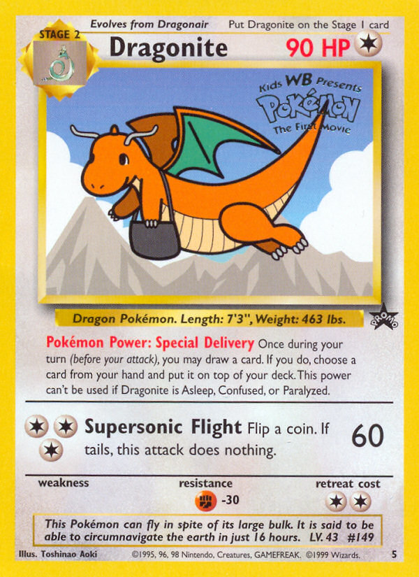 Dragonite (5) [Wizards of the Coast: Black Star Promos] | Amazing Games TCG