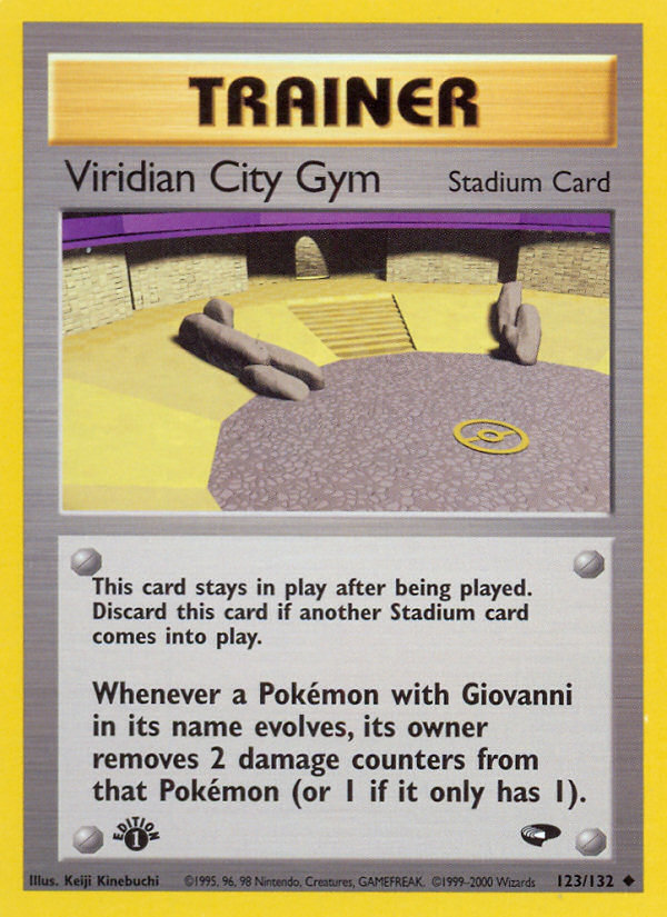 Viridian City Gym (123/132) [Gym Challenge 1st Edition] | Amazing Games TCG