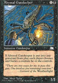 Abyssal Gatekeeper [Weatherlight] | Amazing Games TCG