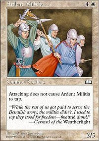 Ardent Militia [Weatherlight] | Amazing Games TCG
