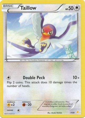 Taillow (7/30) [XY: Trainer Kit 3 - Pikachu Libre] | Amazing Games TCG