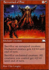 Betrothed of Fire [Weatherlight] | Amazing Games TCG