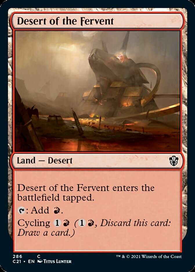 Desert of the Fervent [Commander 2021] | Amazing Games TCG