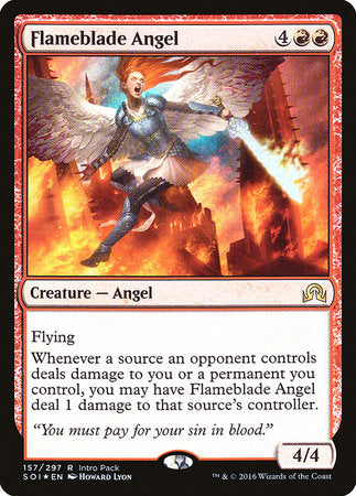 Flameblade Angel [Shadows over Innistrad Promos] | Amazing Games TCG