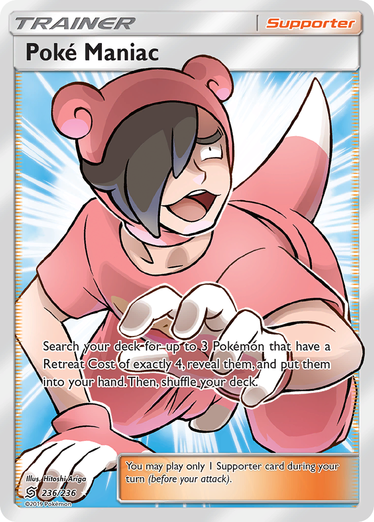 Poke Maniac (236/236) [Sun & Moon: Unified Minds] | Amazing Games TCG