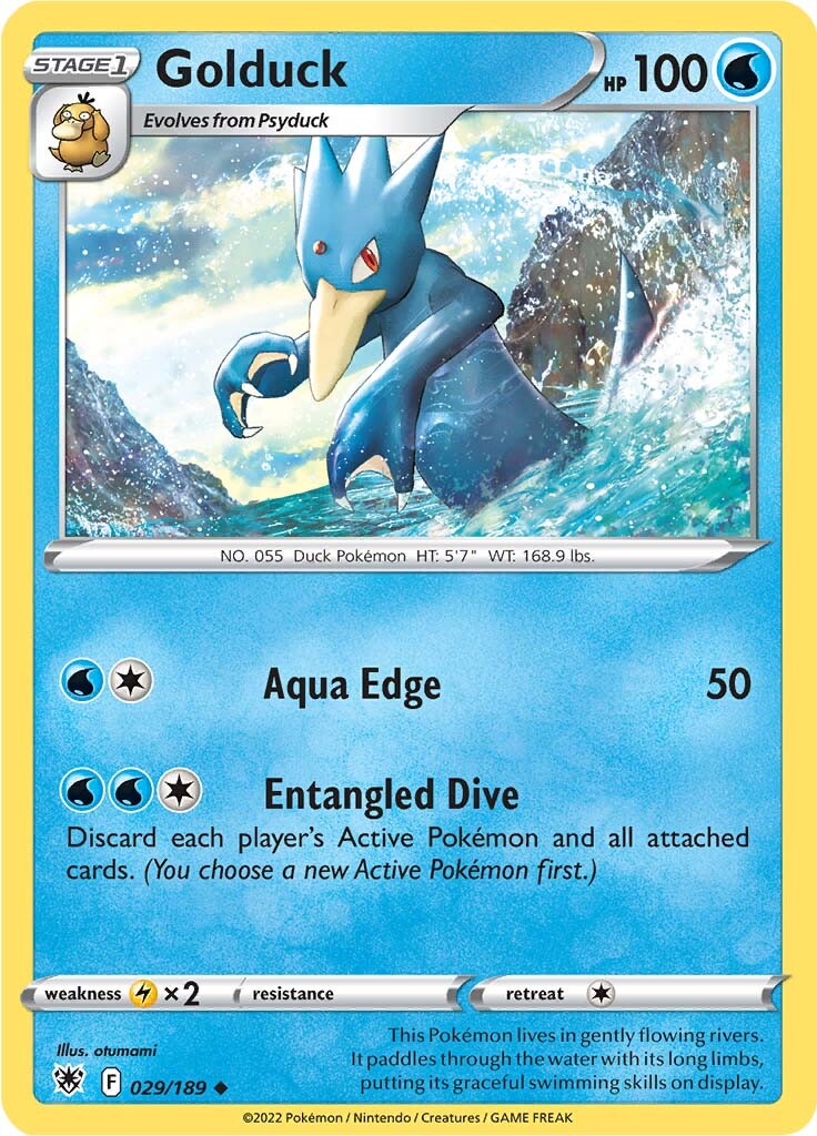 Golduck (029/189) [Sword & Shield: Astral Radiance] | Amazing Games TCG