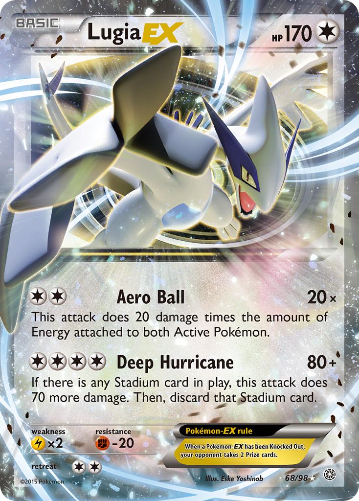 Lugia EX (68/98) [XY: Ancient Origins] | Amazing Games TCG