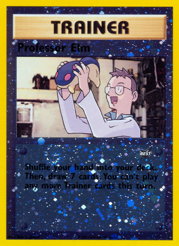 Professor Elm (3) [Best of Promos] | Amazing Games TCG