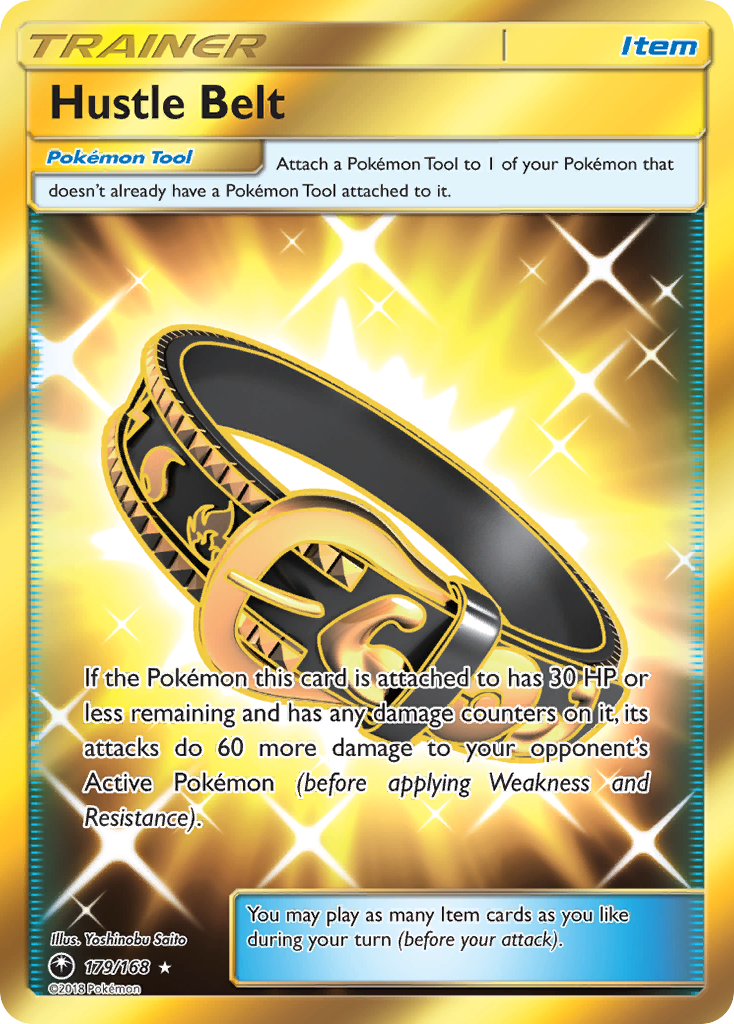 Hustle Belt (179/168) [Sun & Moon: Celestial Storm] | Amazing Games TCG