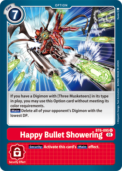 Happy Bullet Showering [BT6-095] [Double Diamond] | Amazing Games TCG