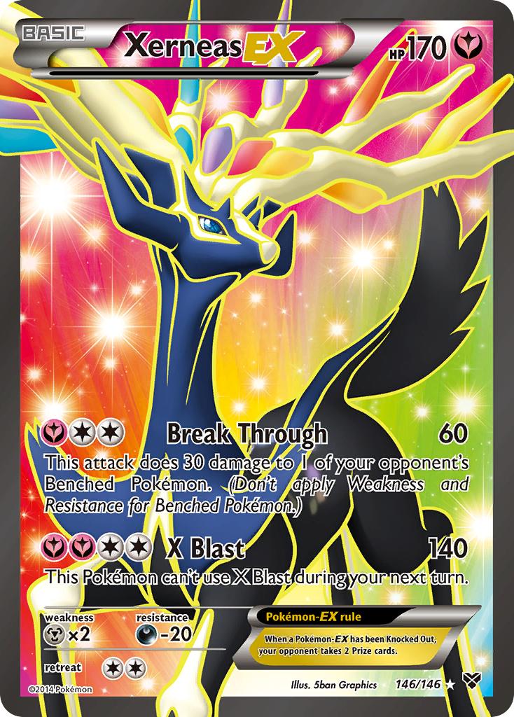 Xerneas EX (146/146) [XY: Base Set] | Amazing Games TCG