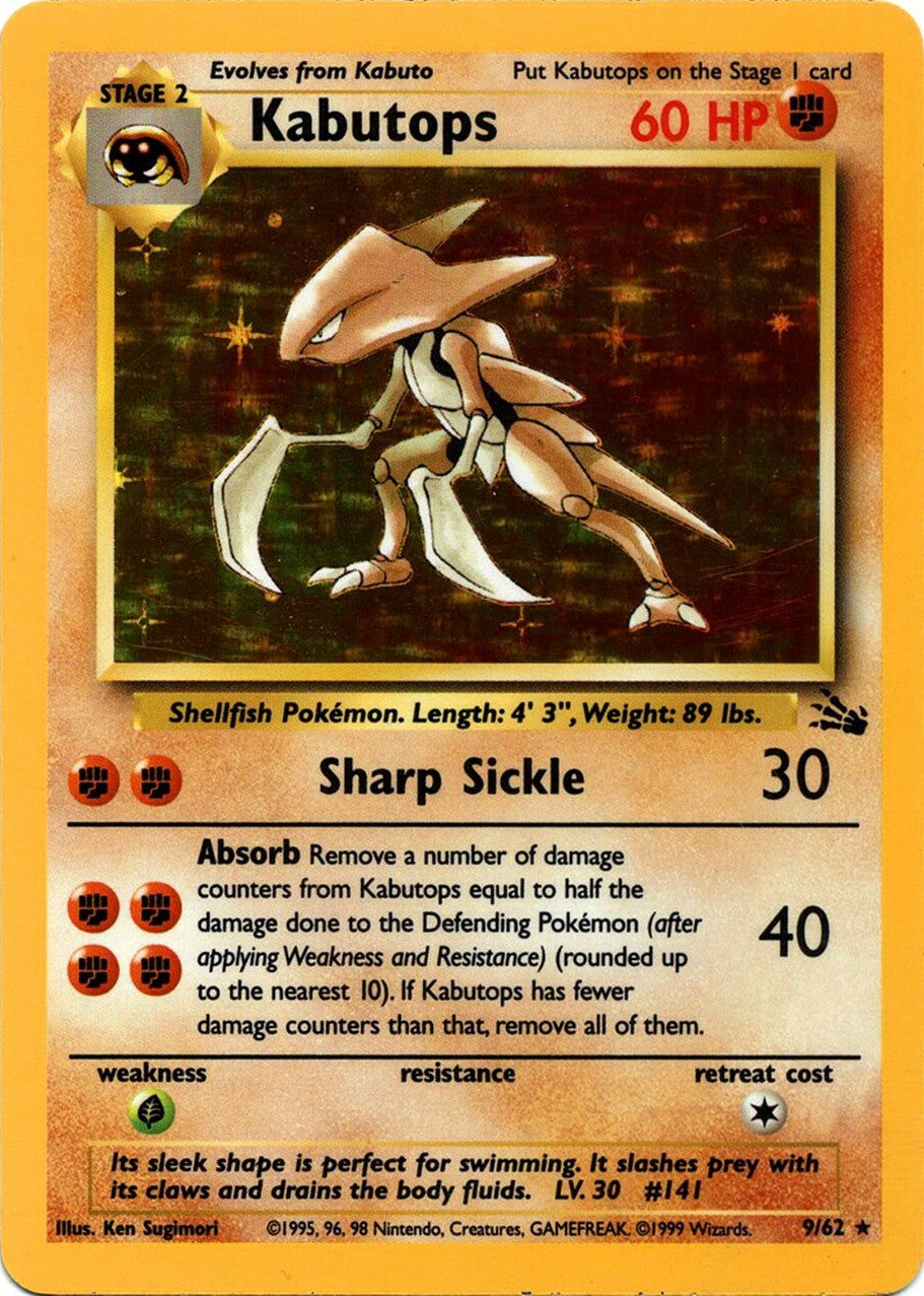 Kabutops (9/62) [Fossil Unlimited] | Amazing Games TCG