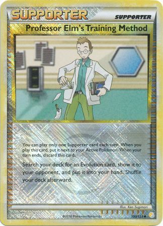 Professor Elm's Training Method (100/123) (League Promo) [HeartGold & SoulSilver: Base Set] | Amazing Games TCG