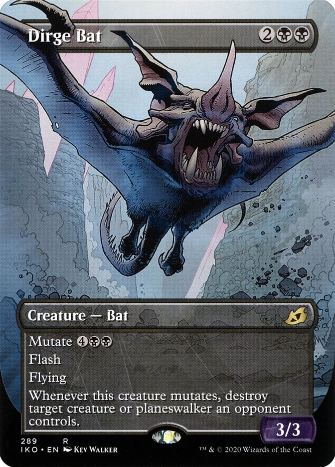 Dirge Bat (Showcase) [Ikoria: Lair of Behemoths] | Amazing Games TCG