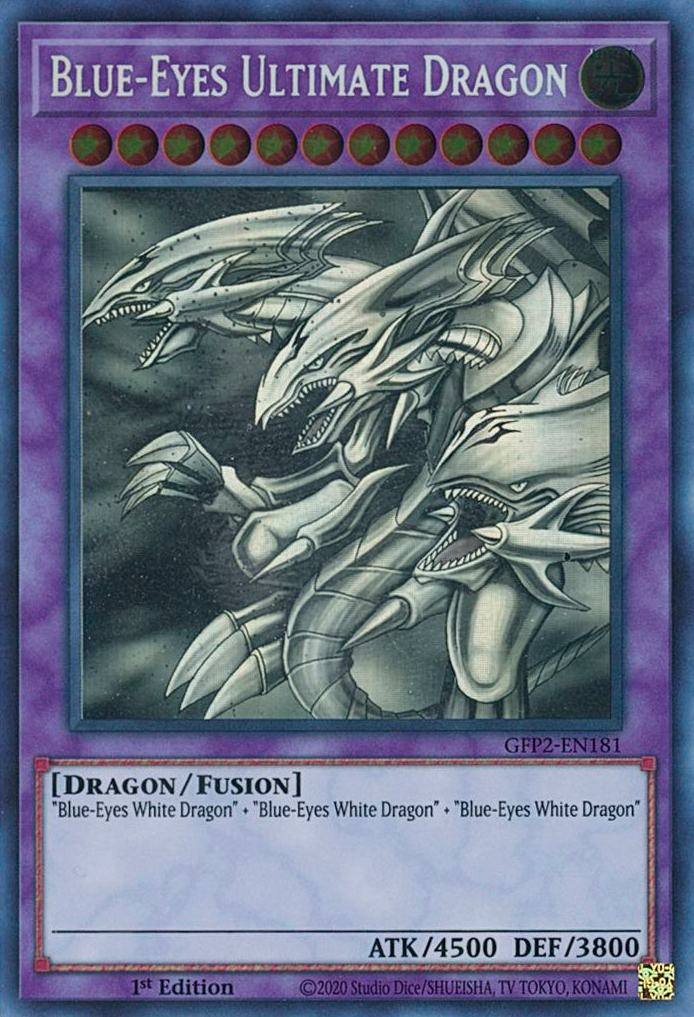 Blue-Eyes Ultimate Dragon [GFP2-EN181] Ghost Rare | Amazing Games TCG