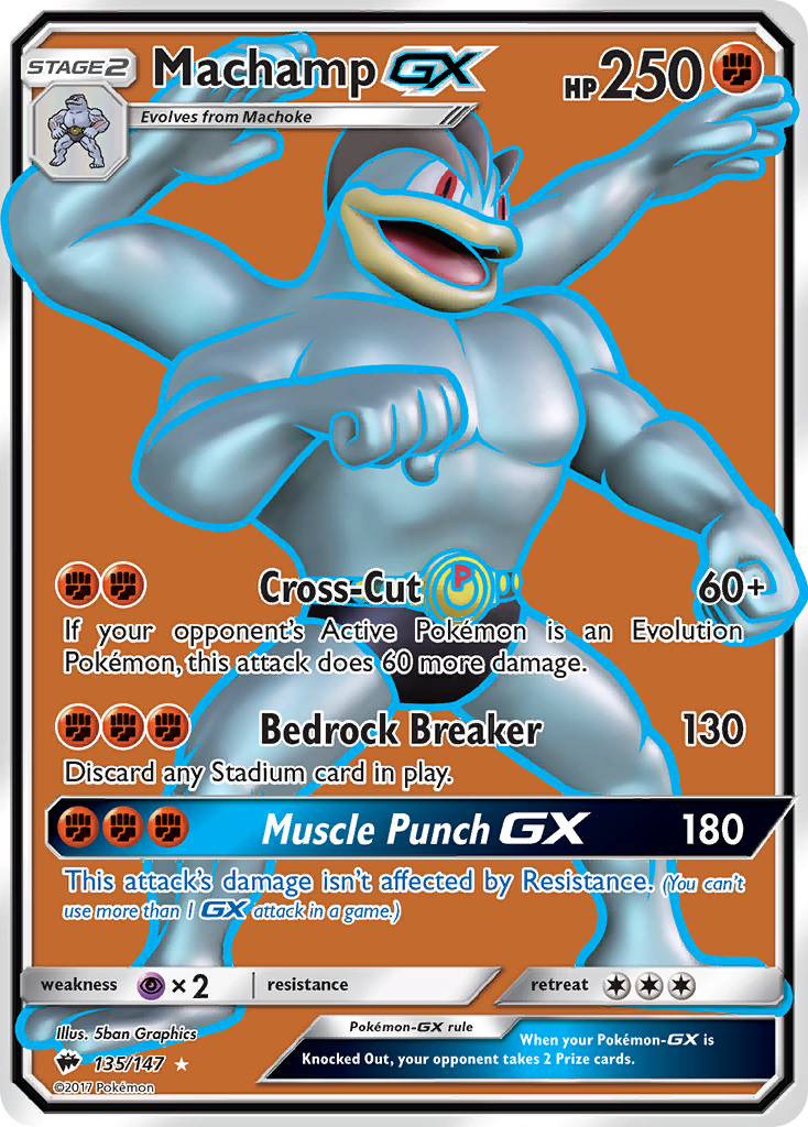 Machamp GX (135/147) [Sun & Moon: Burning Shadows] | Amazing Games TCG