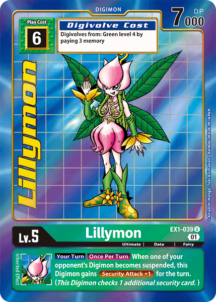 Lillymon [EX1-039] (Alternate Art) [Classic Collection] | Amazing Games TCG