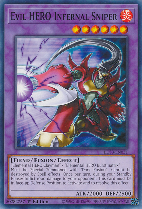 Evil HERO Infernal Sniper [LDS3-EN031] Common | Amazing Games TCG