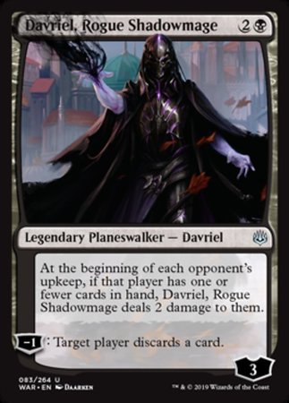 Davriel, Rogue Shadowmage [War of the Spark] | Amazing Games TCG