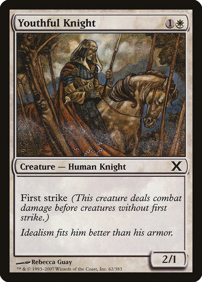 Youthful Knight [Tenth Edition] | Amazing Games TCG