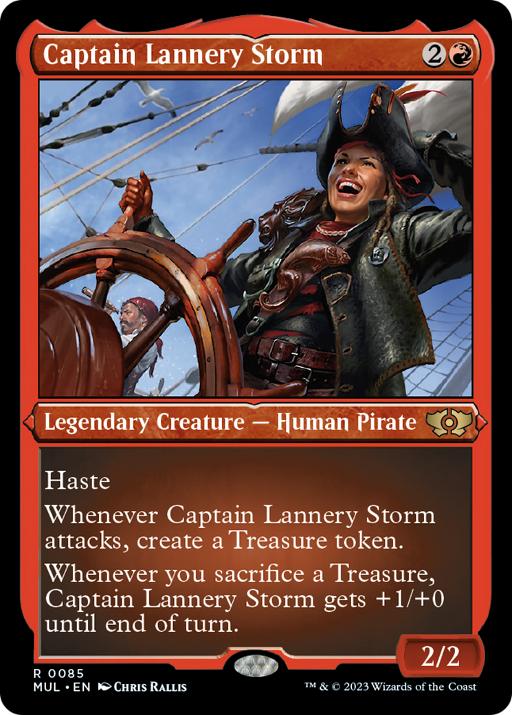 Captain Lannery Storm (Foil Etched) [Multiverse Legends] | Amazing Games TCG