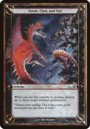 Tooth, Claw, and Tail (Archenemy) [Archenemy Schemes] | Amazing Games TCG