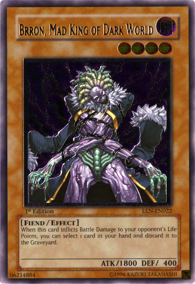 Brron, Mad King of Dark World [EEN-EN022] Ultimate Rare | Amazing Games TCG