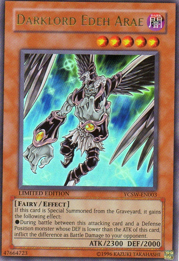 Darklord Edeh Arae [YCSW-EN003] Ultra Rare | Amazing Games TCG