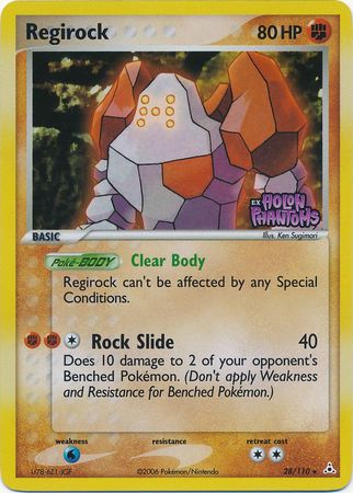 Regirock (28/110) (Stamped) [EX: Holon Phantoms] | Amazing Games TCG