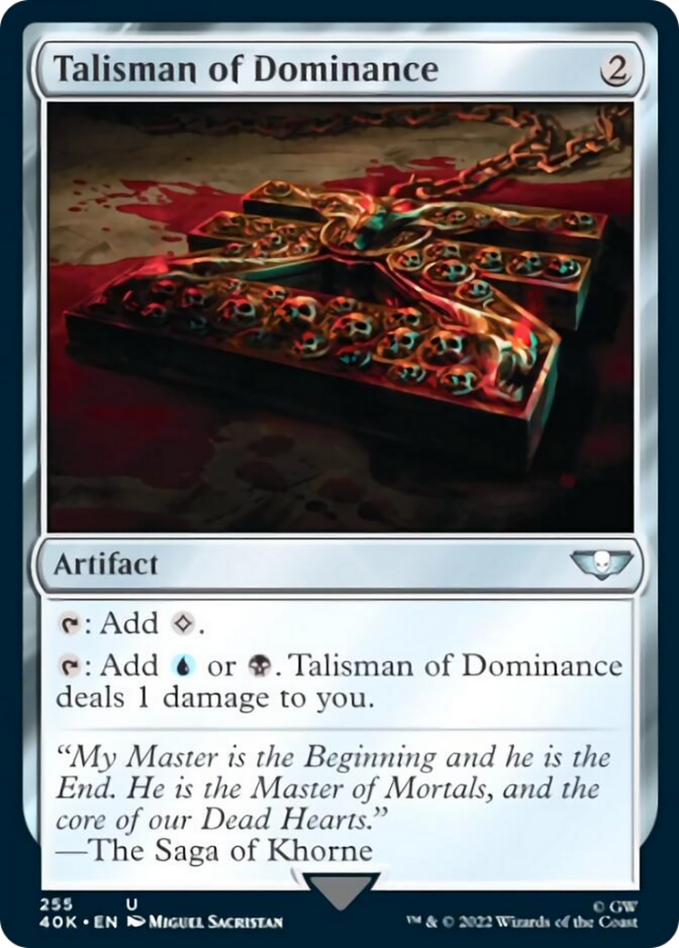 Talisman of Dominance (255) [Universes Beyond: Warhammer 40,000] | Amazing Games TCG